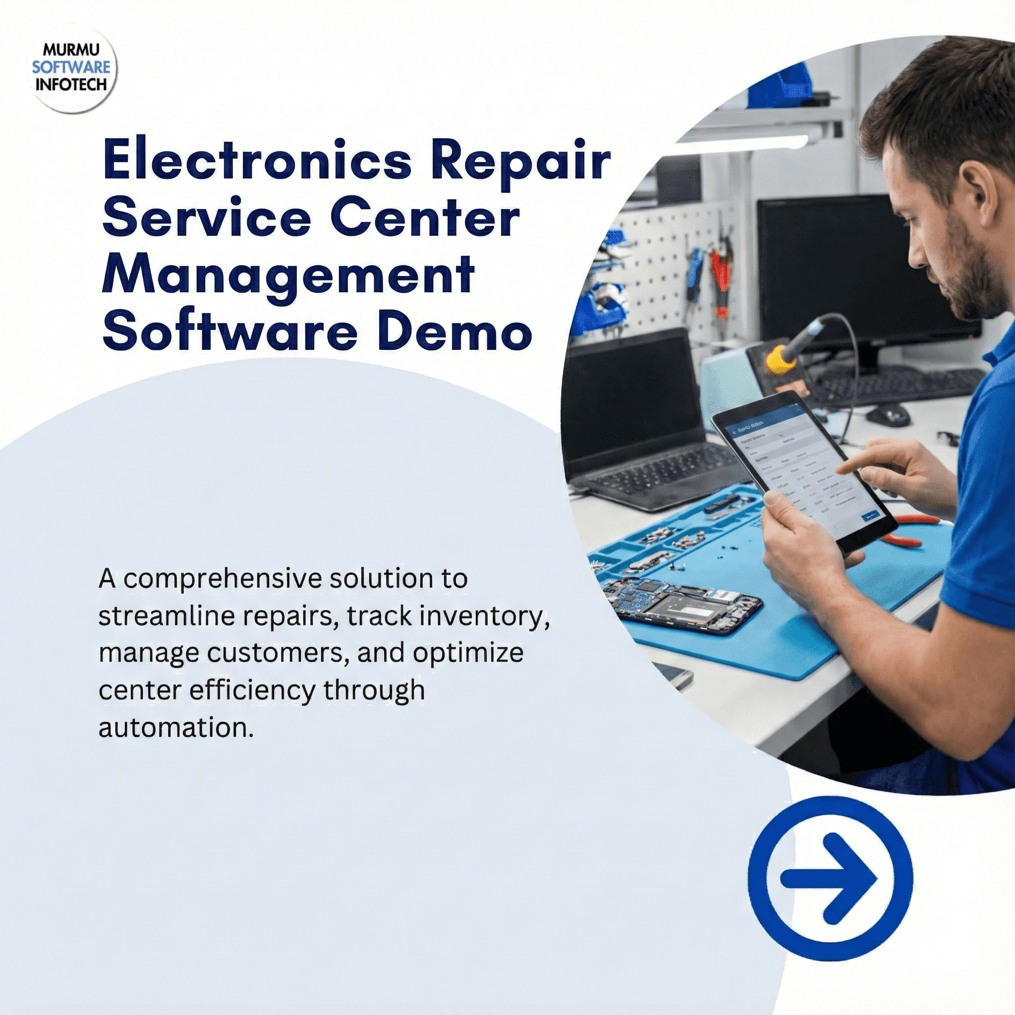 Electronics Repair Service Center Management Software Demo