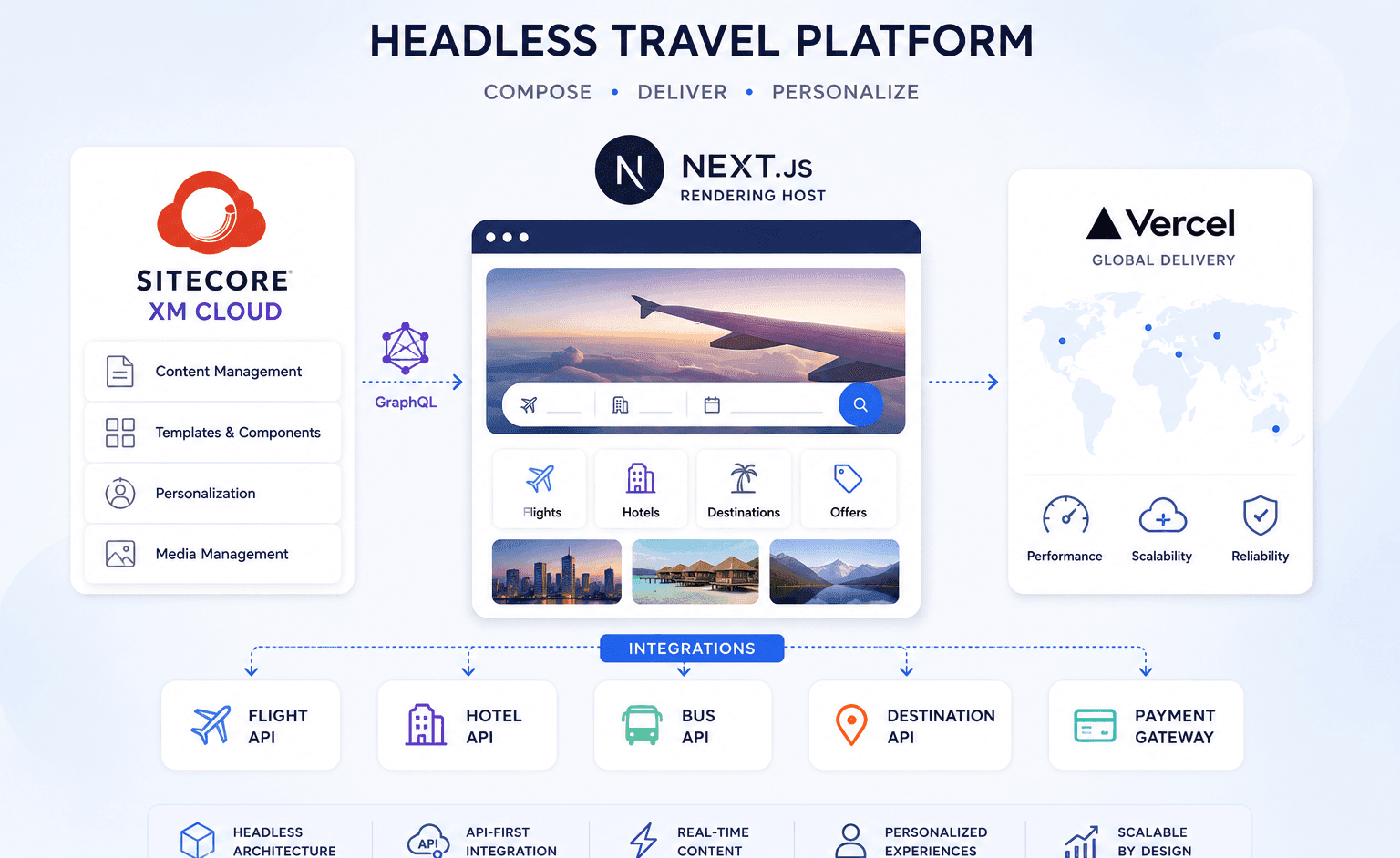 Case Study: Enterprise Travel & Booking Platform Built with Sitecore XM Cloud + Next.js