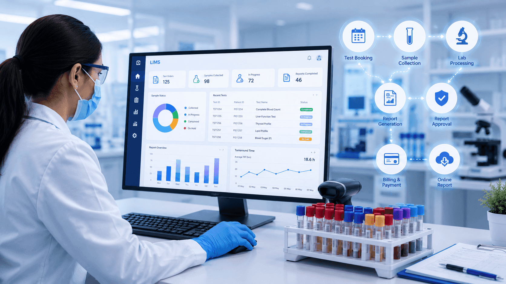 Case Study Lab Management System Software (LIMS) for Diagnostic Centers & Hospitals