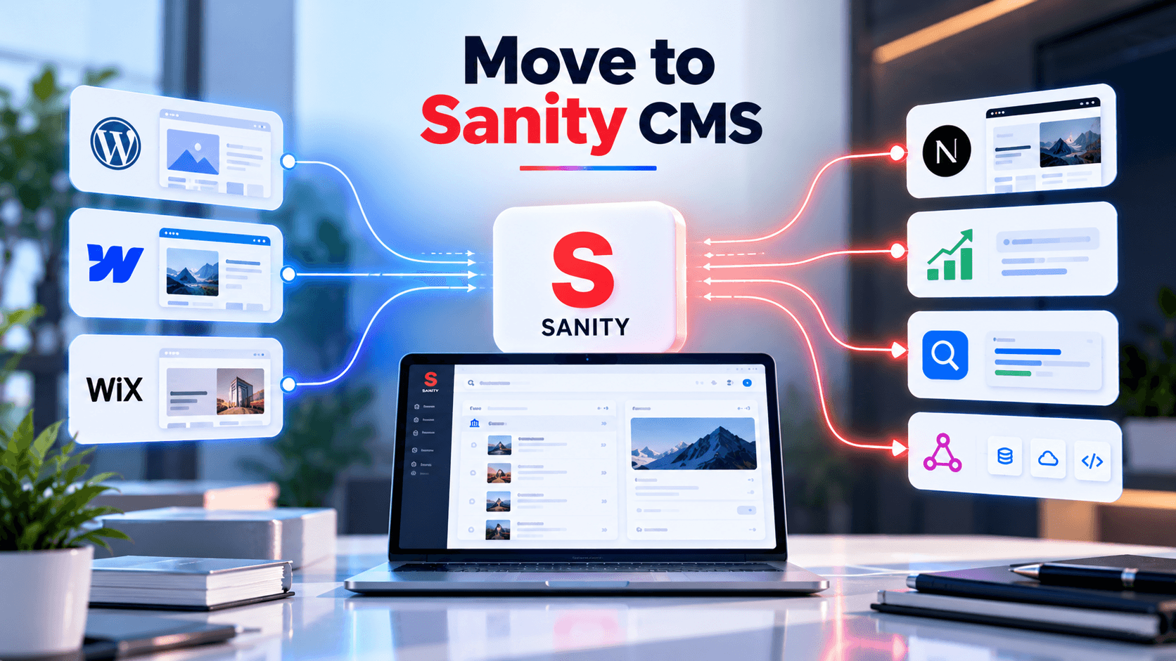 WordPress, Webflow or Wix to Sanity CMS: Migration Guide for Growing Businesses