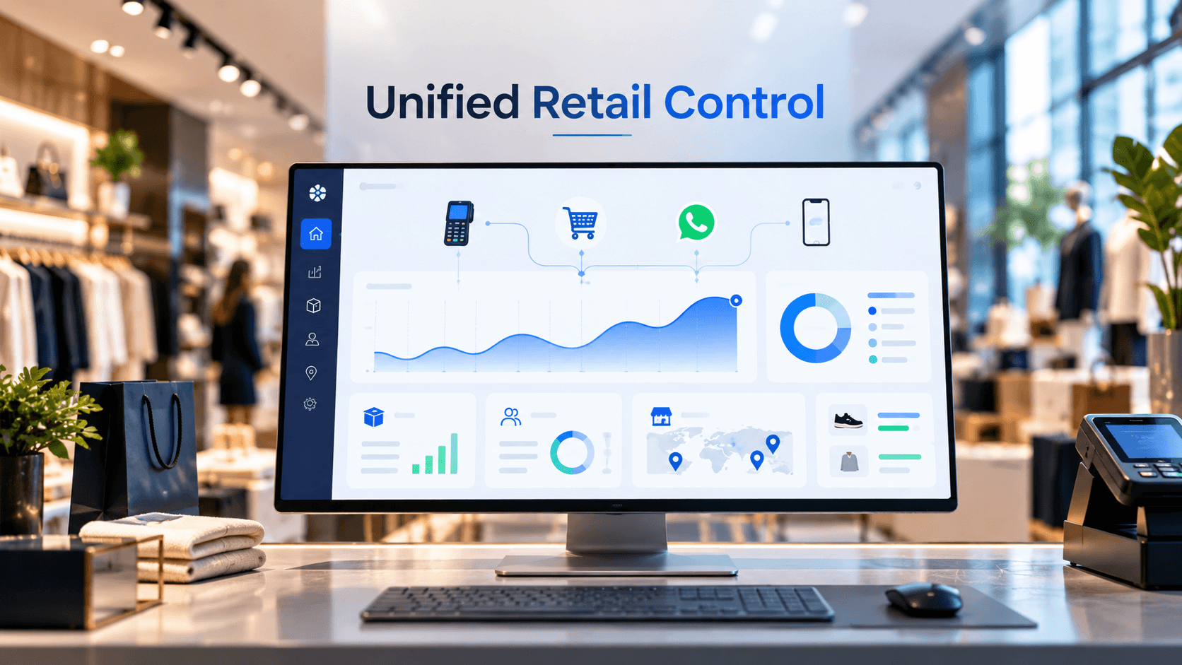 Unified Commerce Retail Software for India, UAE, Saudi Arabia and Singapore Retailers