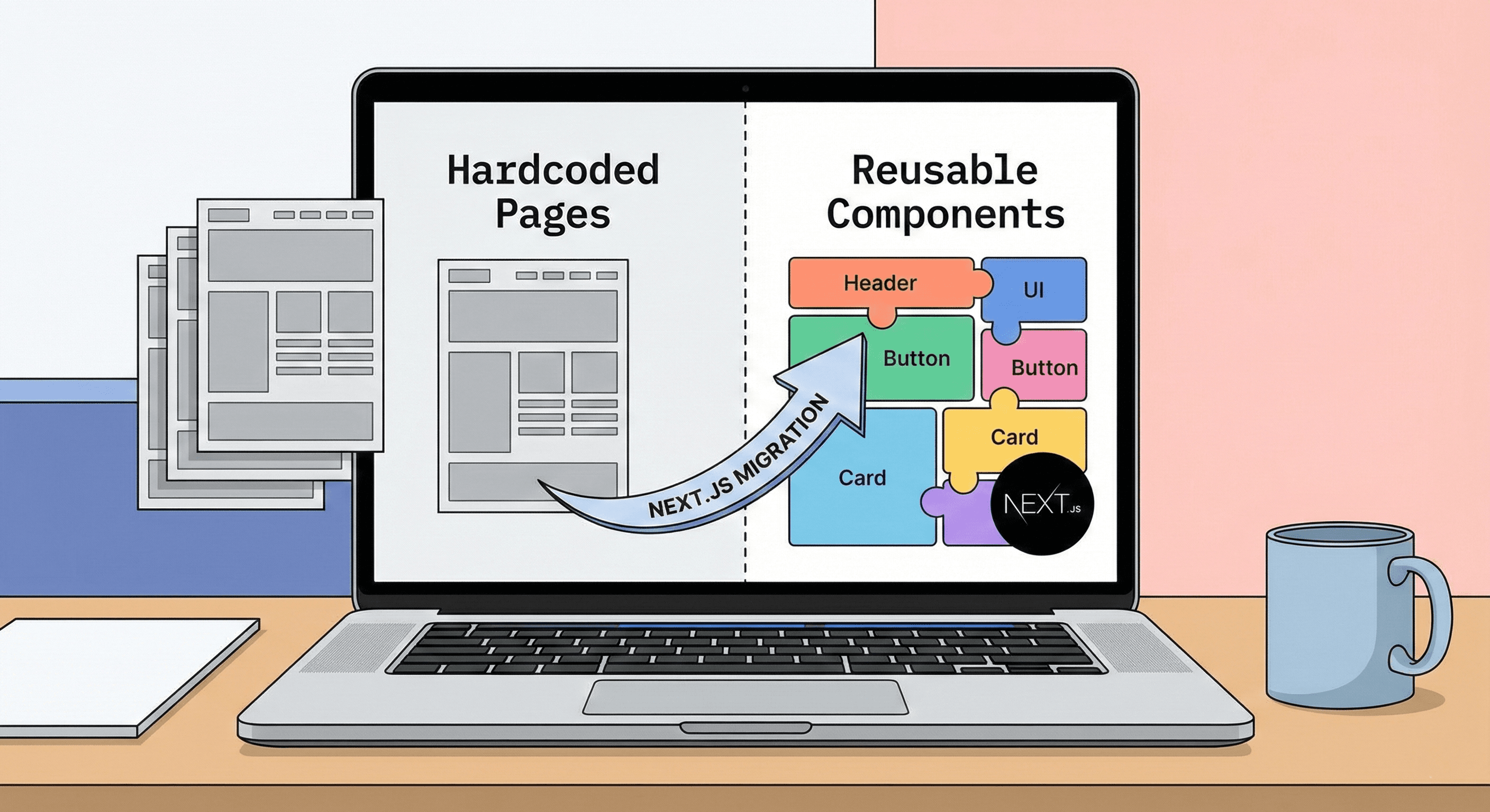 From Hardcoded Pages to Reusable Components in Next.js
