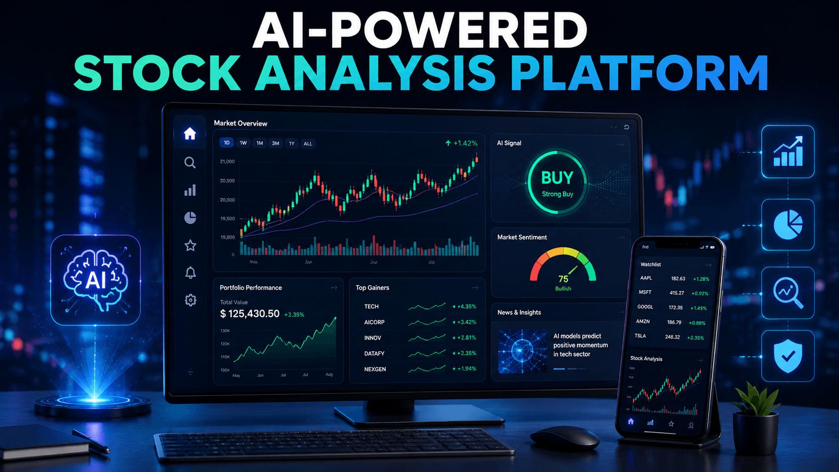 AI-Powered Stock Analysis Platform MVP Development