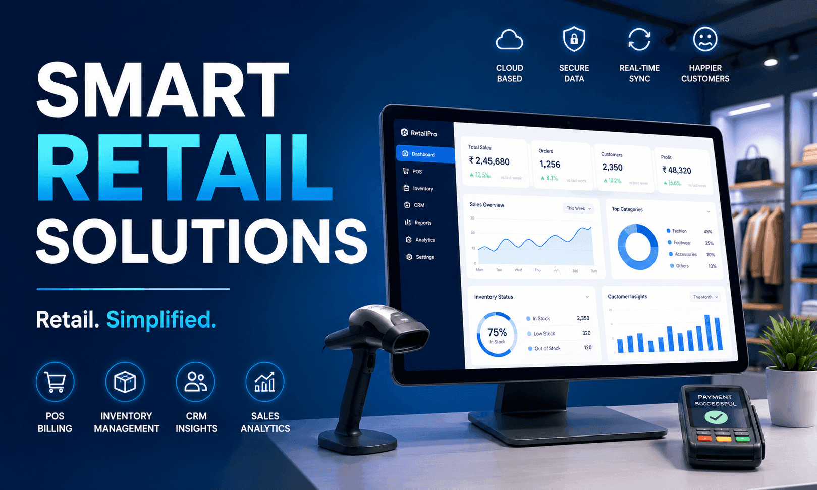 Retail Software Solutions: POS, Inventory & CRM for Modern Stores