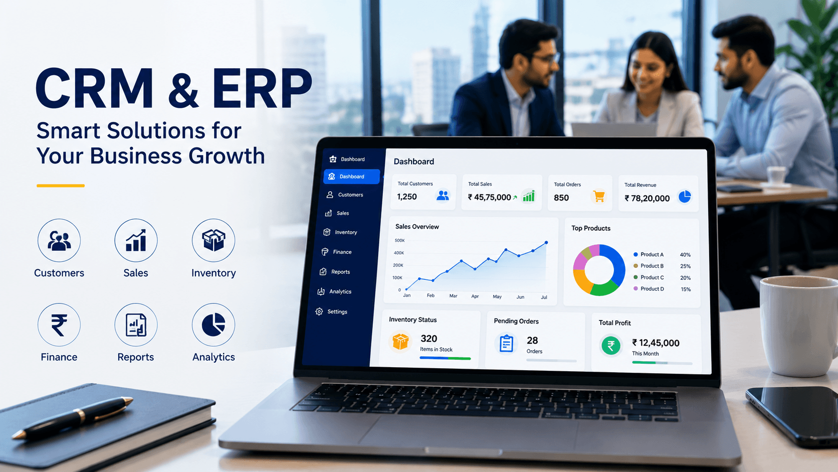 CRM and ERP Software Development in Ranchi