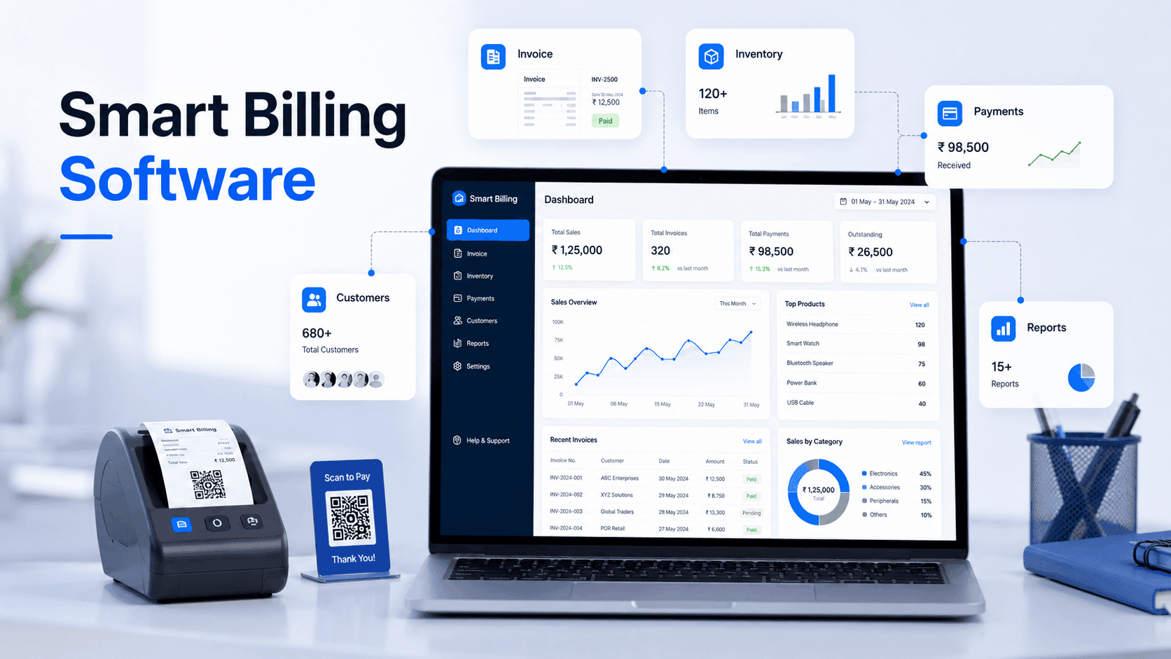 Billing Software in Ranchi for Shops, Clinics, Wholesalers and Service Businesses