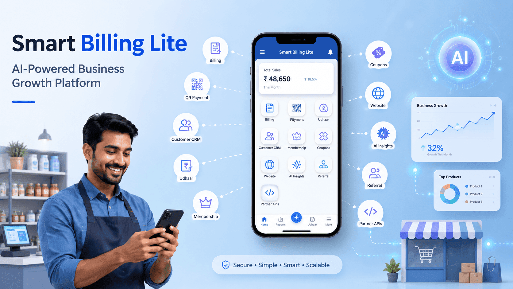 Case Study - Building the Future of AI-Powered Billing and Business Growth Platforms